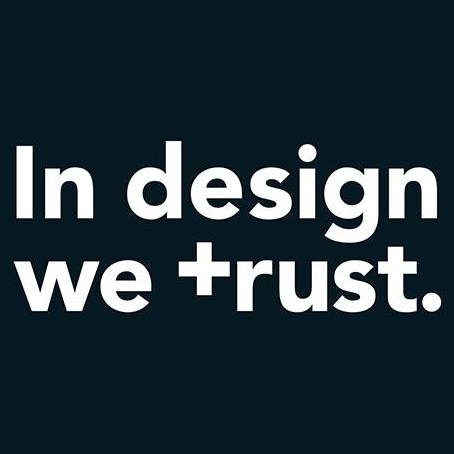 In design we trust logo de l'Association Design Conseil