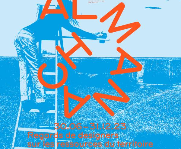 Affiche Almanach Regards de designers sur les ressources du territoire des Charentes