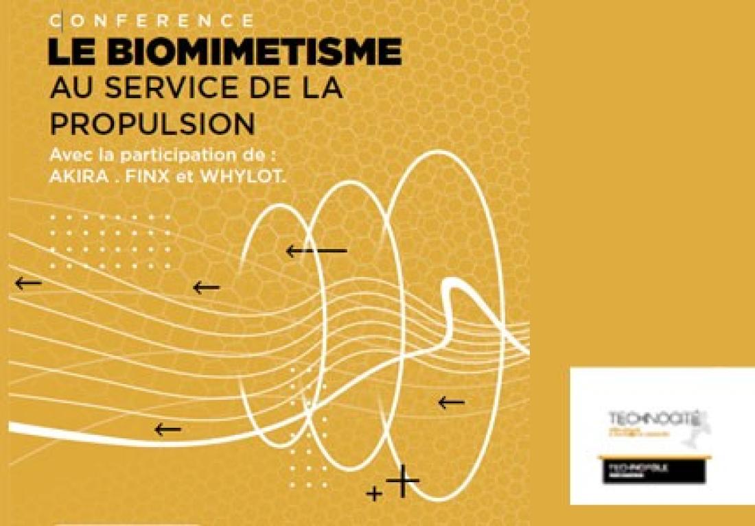 Affiche de la conférence Le biomimétisme au service de la propulsion