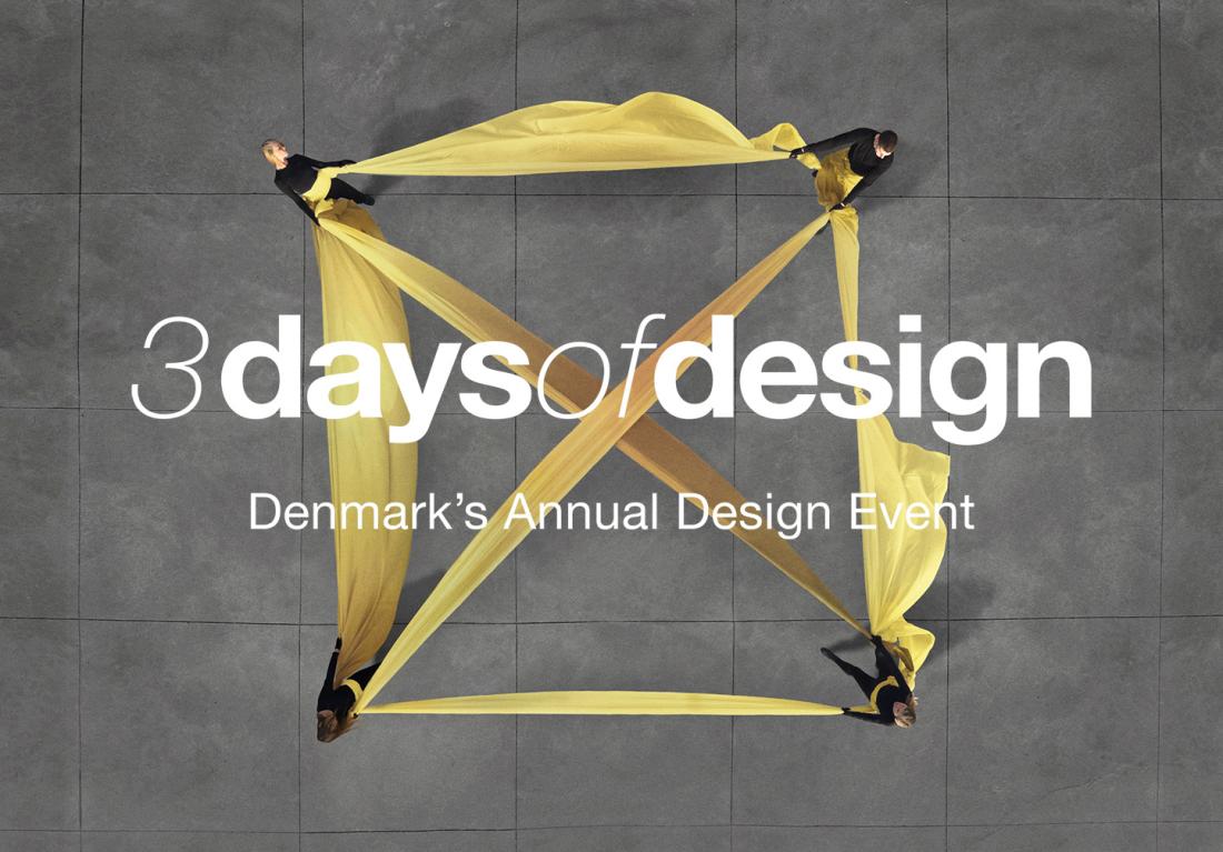 Affiche du festival 3days of design organisé à Copenhague